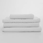 Набір турецьких рушників білого кольору (4 шт.): 100/150 + 70/140 + 50/90 + 50/70 килимок для ніг