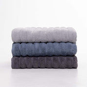 Набір банних рушників із 3-х штук 70/140, світло-сірих відтінків