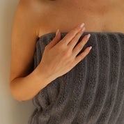 Набір банних рушників із 3-х штук 70/140, світло-сірих відтінків