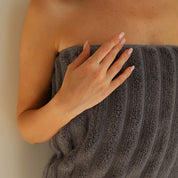 Набір рушників для обличчя 50/90 (3 шт.) та банних 70/140 (3 шт.), світло-сірих відтінків