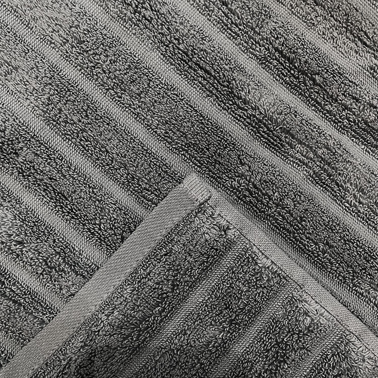 Набір рушників для обличчя 50/90 (3 шт.) та банних 70/140 (3 шт.), світло-сірих відтінків